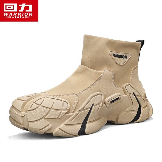 Bottes Martin à retrait pour hommes, chaussures d'hiver chaudes et antidérapantes en coton