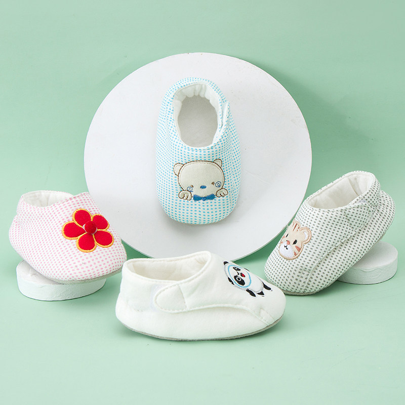 婴儿鞋子宝宝步前鞋新生儿不掉学步女软底0-3-6-12个月手工布鞋秋,淘宝优惠券,粉丝福利购,淘宝优惠卷