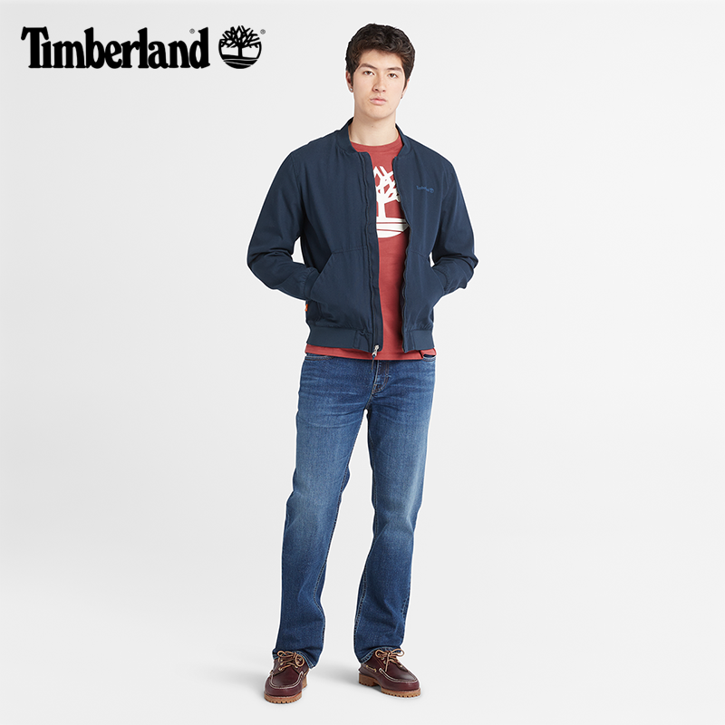 Timberland添柏岚官方男装飞行员夹克春季新款户外休闲外套|A6R1N - 图0