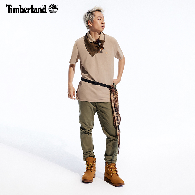 Timberland添柏岚官方男裤24春夏休闲裤户外商务修身透气|A29Q2 - 图0