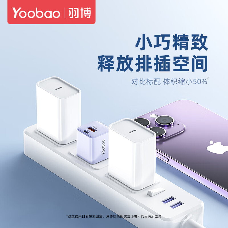 羽博iphone14充电器30w快充头氮化镓33w闪充pd20w插头适用苹果12充电头15promax手机ipad华为正品数据线typec - 图2