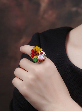 凤仪（饰品）云南民族戒指食指