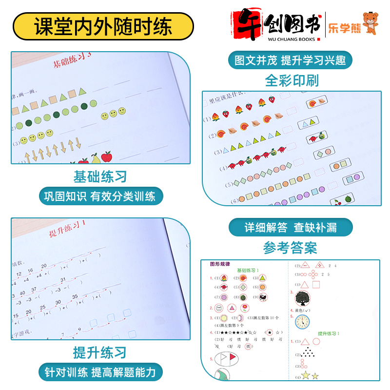 找规律专项训练认识人民币认识钟表和时间练习题一年级数学思维训练书小学数学练习题册二年级找规律习题找规律填数字从入门到精通-图1