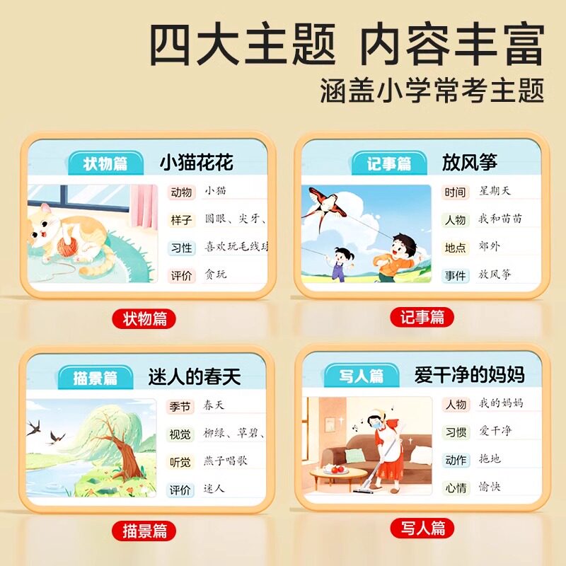 时光学看图写话练字帖小学生一二年级上下册练字帖每日一练范文积累幼小衔接小学语文同步生字抄写本专项训练儿童笔画笔顺临摹练习