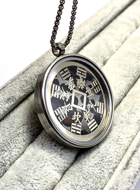 m肯尼亚橄榄石铁陨石山鬼花钱吊坠 饰品 配饰