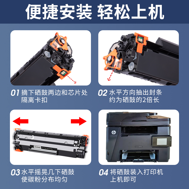 适用惠普M226硒鼓HP LaserJet Pro mfp M226dn M202n M226DW硒鼓黑白打印机惠普m1136硒鼓惠普m1136mfp硒鼓-图3