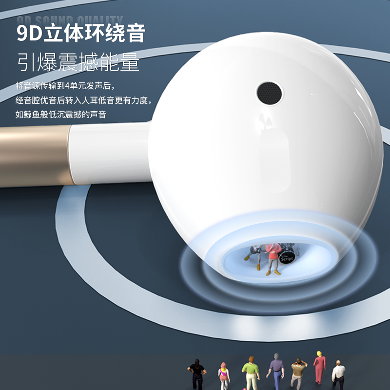 蓝牙耳机挂脖式2022年新款无线颈挂式入耳式颈挂脖运动型男女士款