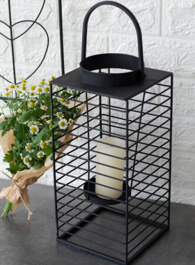 森得源美式复古收纳柜烛台化妆镜