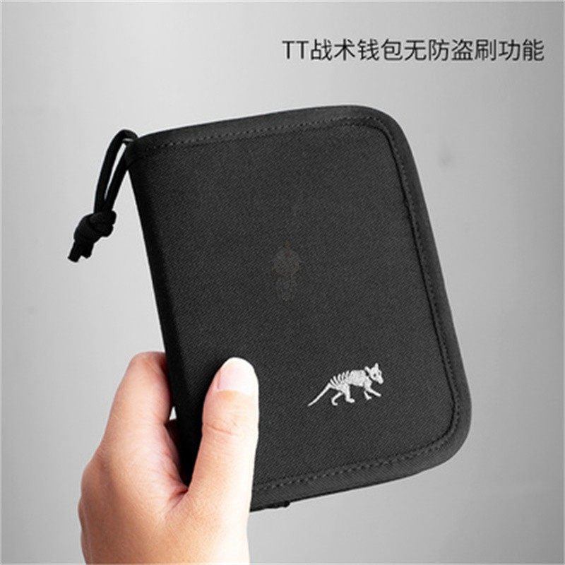 塔虎TT RFID B战术钱包证件信息防盗刷安全钱夹袋旅行通勤护照包_虎窝淘