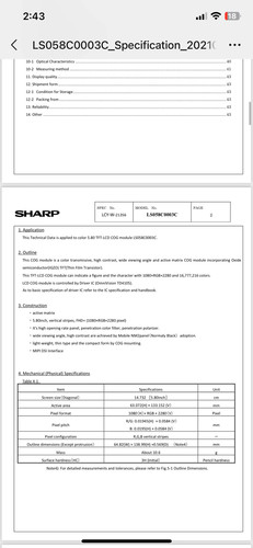 夏普手机液晶屏 shv44 SHARP R3 SH-04L 808SH 液晶屏 ，LCD - 图1