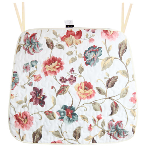 羽罗美式田园餐椅垫坐垫椅子椅垫清新碎花座垫家用四季办公室卡座 - 图0