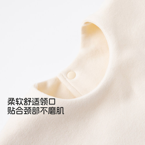 婴儿口水巾新生儿A类纯棉满月宝宝防吐奶吃饭围兜小月龄围嘴秋冬 - 图0