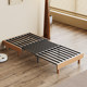 Solid wood pull-out sofa bed small apartment push-out multi-function dual-purpose sofa bed single person tatami folding telescopic bed