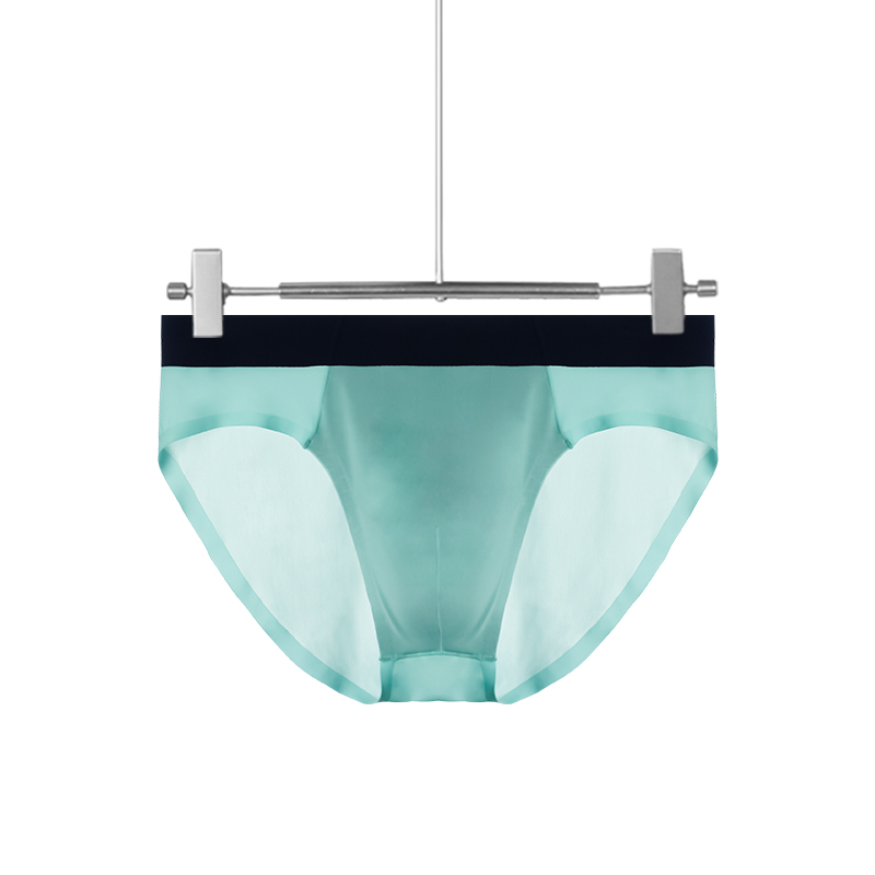 内裤男冰丝透气无痕男士夏季薄款2021三角裤衩透明性感低腰抗菌裆 - 图3