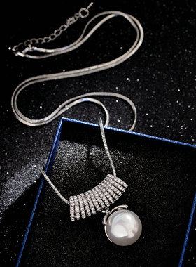 毛衣链长款衣服挂件时尚简约大气