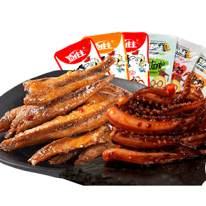 香辣鱿鱼片小鱼仔80包