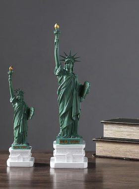 美国纽约自由女神像雕塑装饰摆件