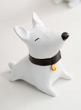 高颜值搞怪呆萌卡通潮玩小白狗