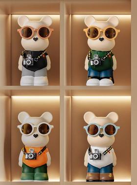 大气奇趣卡通公仔小熊陶瓷摆件