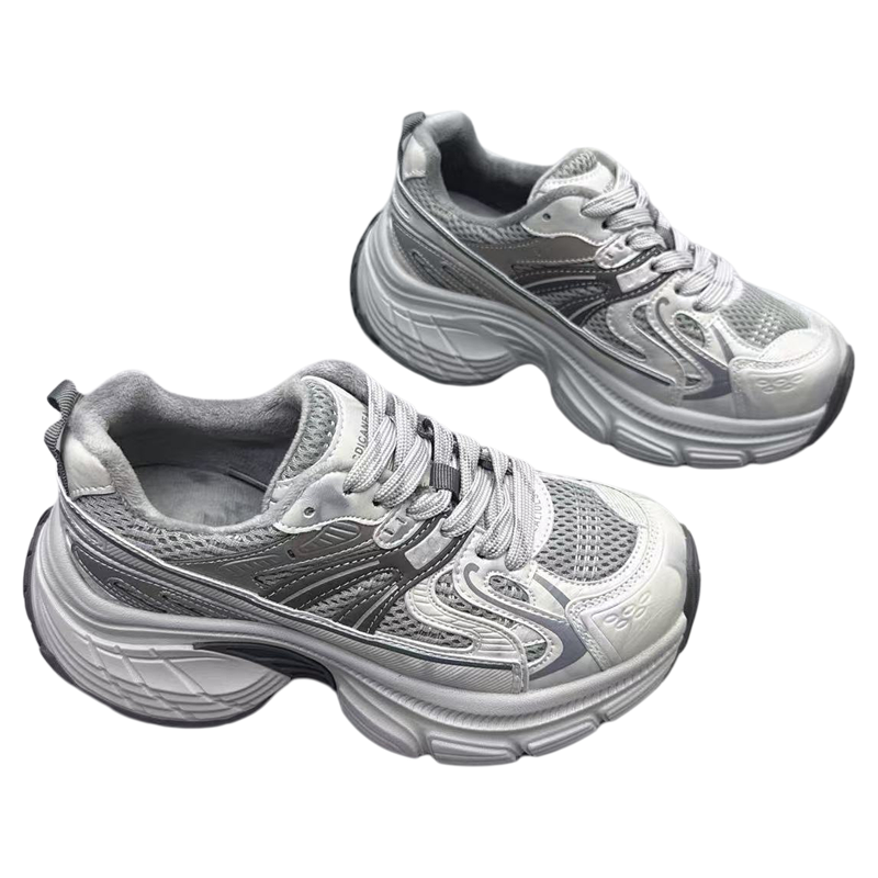 真皮女鞋厚底增高6CM加绒老爹鞋2025冬新款百搭松糕鞋保暖休闲鞋,淘宝优惠券,粉丝福利购,淘宝优惠卷