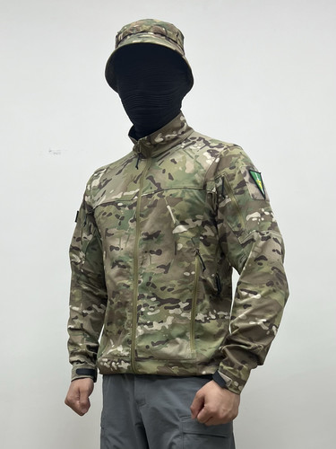 【卡秋山】军鸟LEAF Combat Jacket橘皮软壳四面户外弹透气外套 - 图3