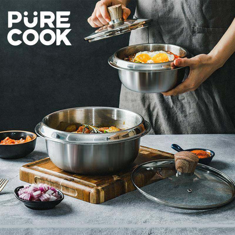 304三层钢米饭锅煮饭锅砂锅石锅蒸饭锅蒸米碗复合多层钢玻璃盖多,淘宝优惠券,粉丝福利购,淘宝优惠卷