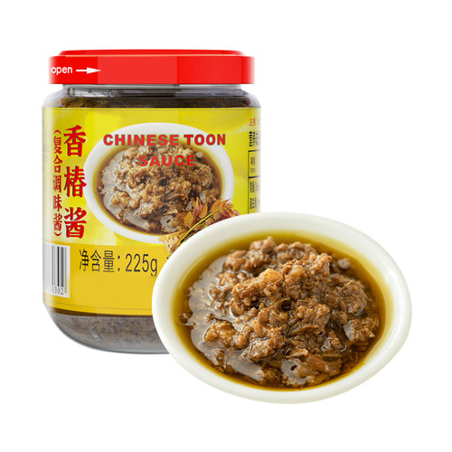 齐善素食香椿酱拌饭拌面不辣素肉酱料蘸酱佛家纯素食品官方旗舰店 - 图3