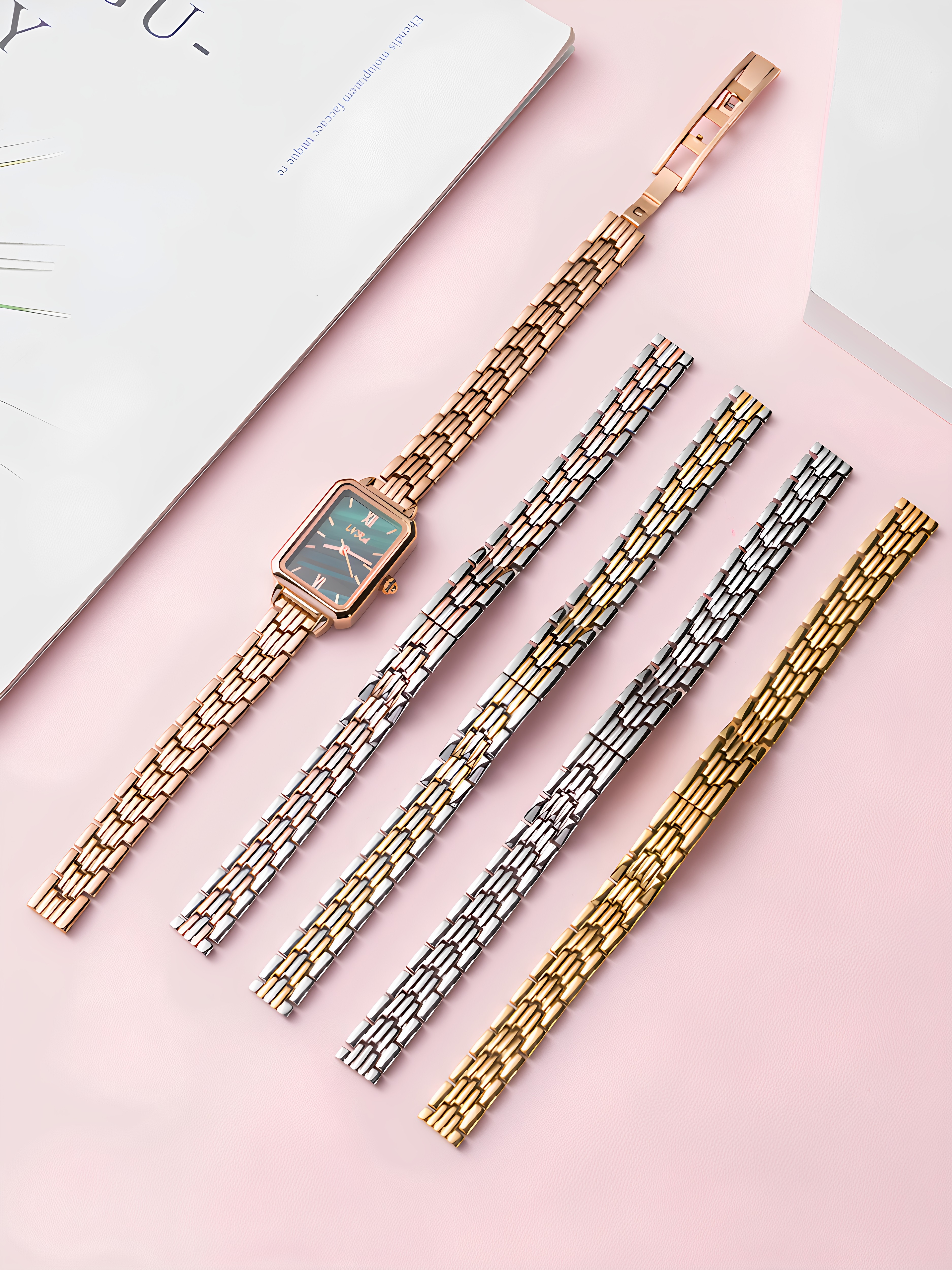 Ladies Steel Strap Small Size Universal Metal Bracelet