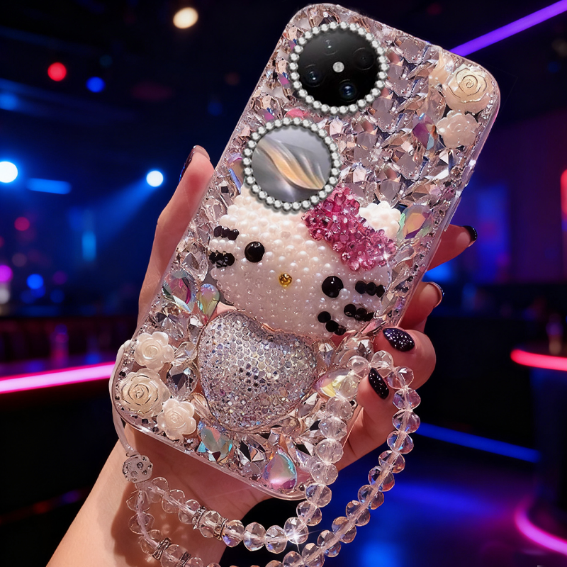 高级满钻奢华折叠适用华为Pocket2手机壳新品Vs2网红X2水钻X5/2026年P50Pocket镶钻X3新款V2至臻版高端VS3 - 图1