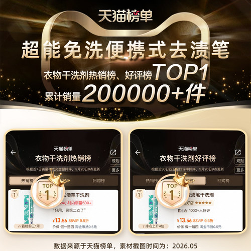 超能去渍笔干洗剂清洗剂去污笔免水清洗洁剂去油渍衣物祛污渍 - 图0