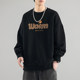 Round neck letter sweatshirt