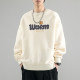 Round neck letter sweatshirt
