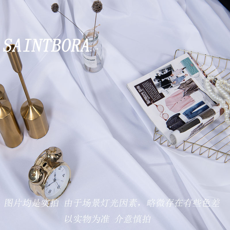 拍照道具网红直播背景布ins风挂布白色背景墙布装饰