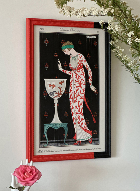 NoneArt客厅法式手工上漆装饰画