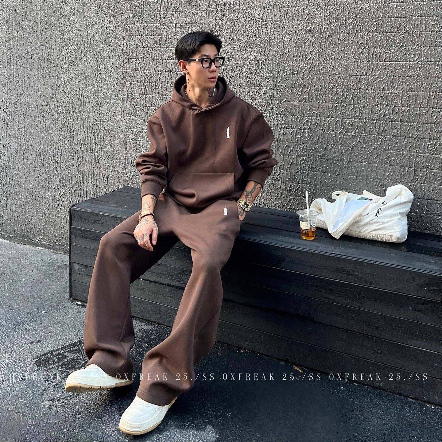 大码300斤美式休闲运动套装男女秋冬加绒时尚连帽卫衣+卫裤两件套,淘宝优惠券,粉丝福利购,淘宝优惠卷