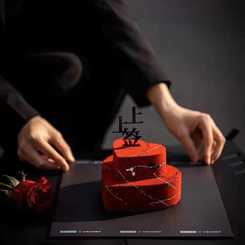 上上签亚克力蛋糕装饰插件求婚情侣表白生日情人节烘焙装饰插件 - 图2