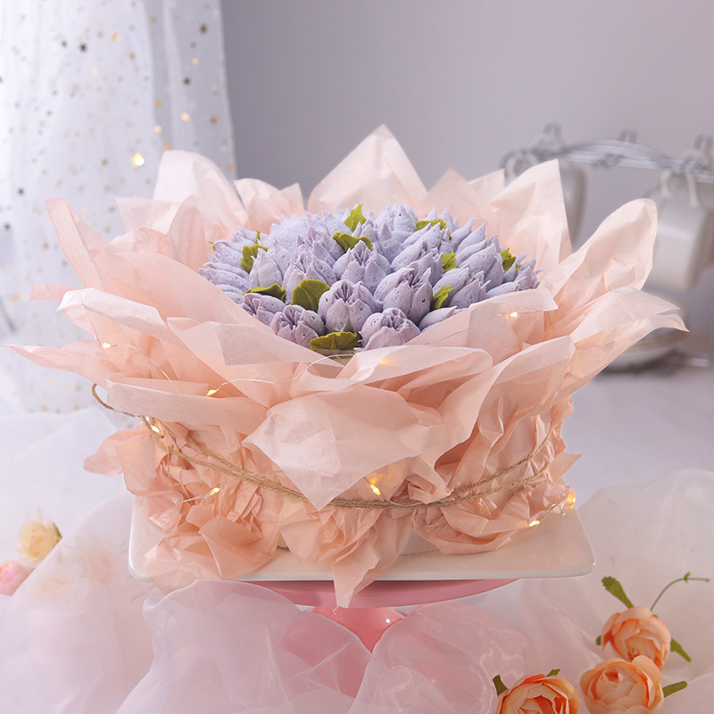 蛋糕装饰细麻绳花束花朵蛋糕情人节蛋糕围边用麻绳蛋糕配件丝带