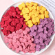 Love bow cookie cake decorations various flavors colorful bow dessert mousse ice cream decoration