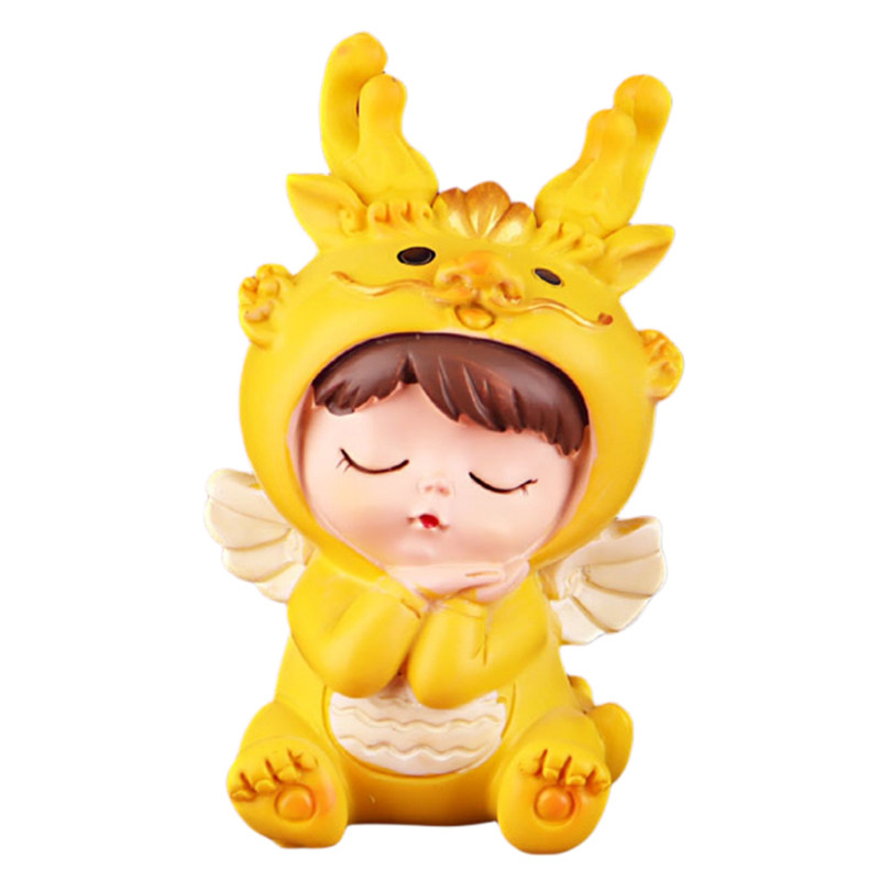 网红龙宝宝满月百天生日蛋糕装饰摆件许愿龙宝宝甜品台布置装扮