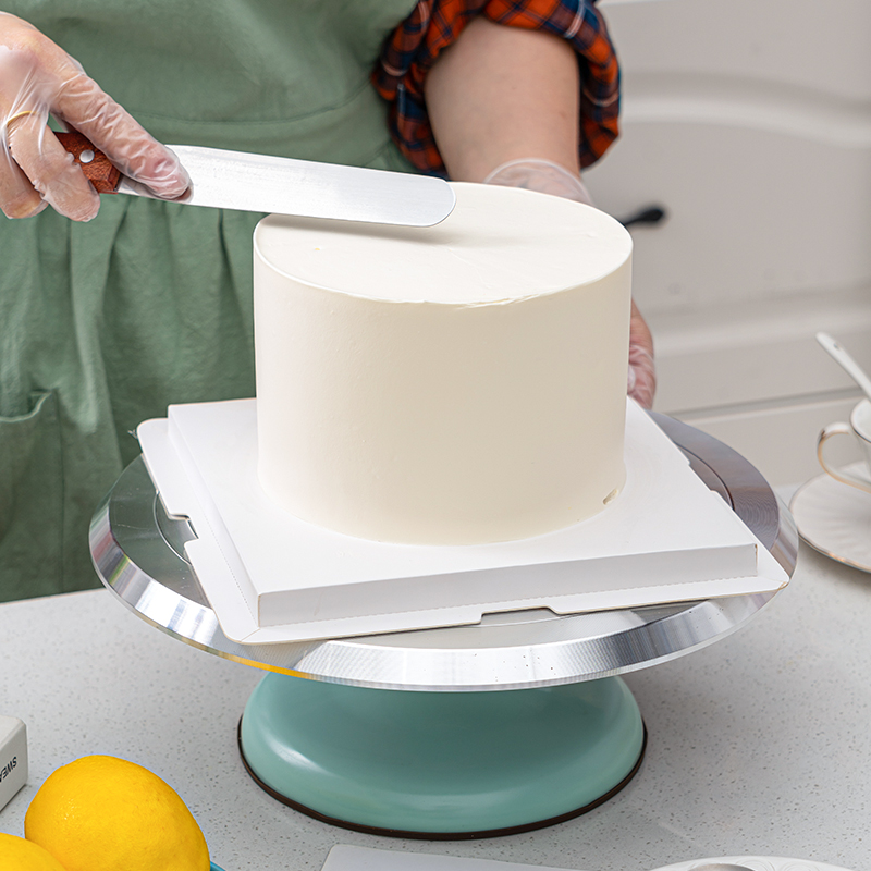 铝合金裱花转台裱花台底座专用生日蛋糕转盘家用商用烘焙甜品工具