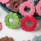 Christmas cookies, cake decorations, colorful wreaths, grass circles, cookie mixes, dessert baking decorations