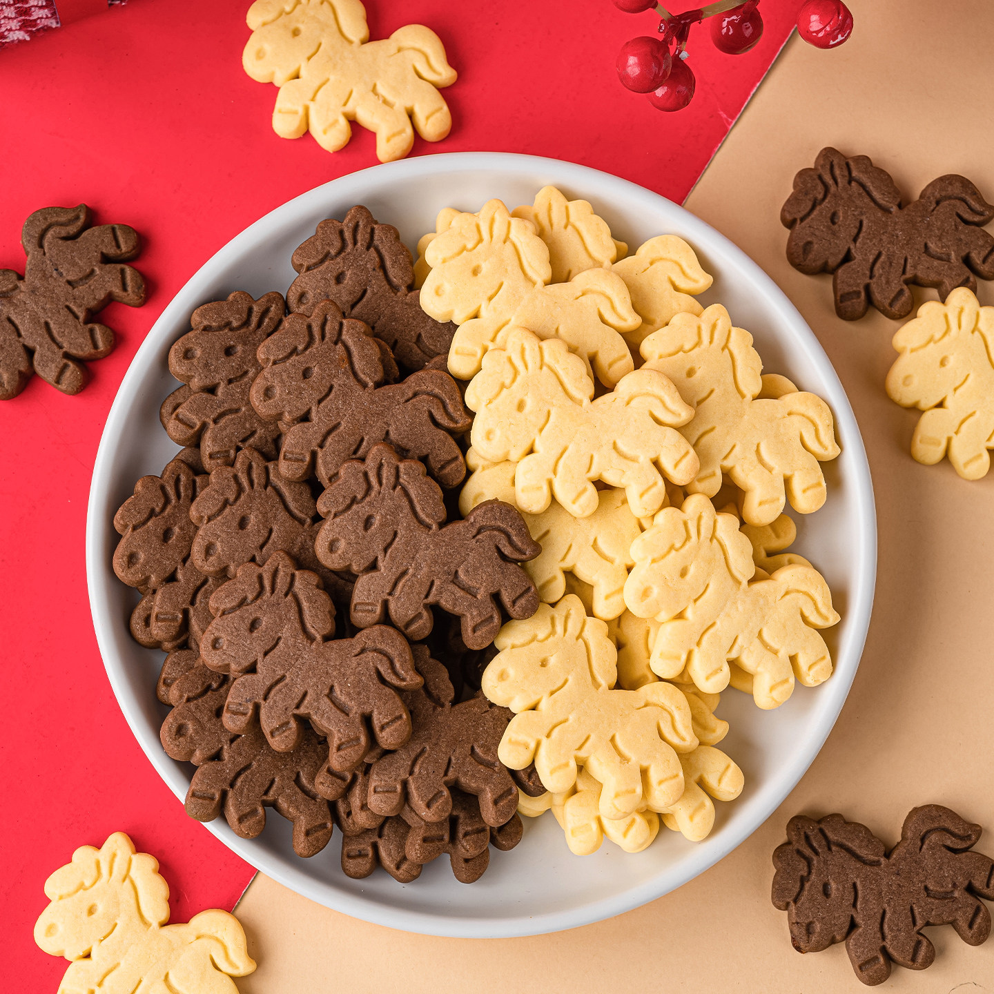 2026新年蛋糕装饰饼干创意小马造型马年跨年元旦甜品烘焙摆件插件,淘宝优惠券,粉丝福利购,淘宝优惠卷