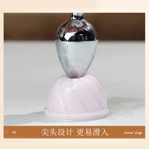 迷你钻宝石肛塞女性情趣用品玩具插屁眼穿戴阴道交双插金属神器sm - 图2