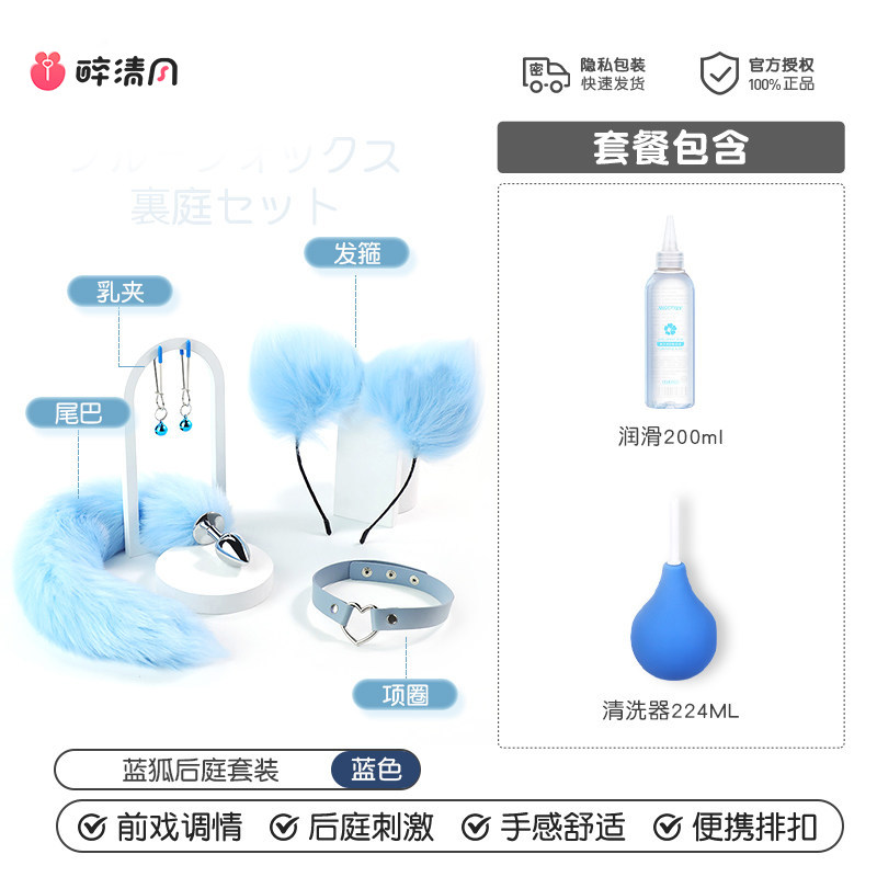 Kit de Plug Anal Blue Fox detail 6