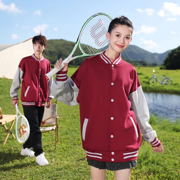 秋冬加绒棒球服广告定制运动服班服外套定制拉链卫衣印字logo工装 - 图2