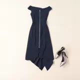 Приталенная модная элитная юбка, вечернее платье, европейский стиль