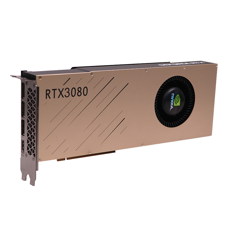 英伟达全新RTX3080公版AI深度学习工作站GPU运算服务器显卡-图1