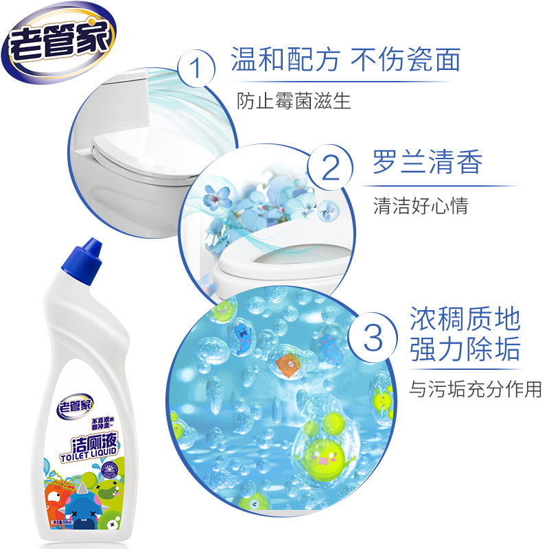 马桶去异味厕所神器洁厕灵宝剂小花 亿珈家居马桶清洁剂/洁厕剂