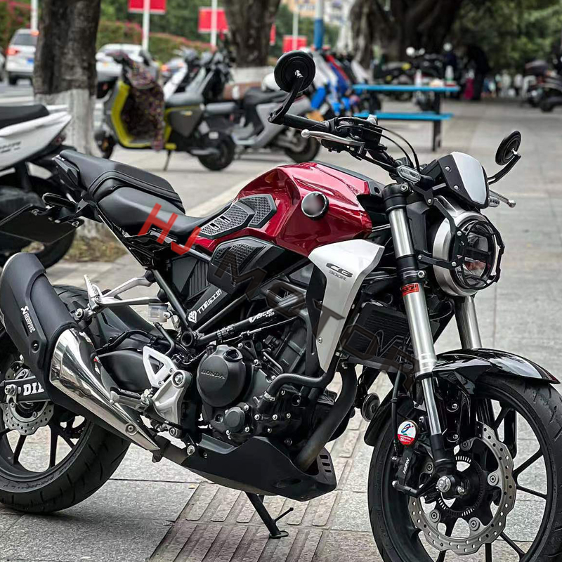 适用本田CB300R 500R 400F改装手把镜CB650R/F后视镜反光镜倒车镜 - 图2