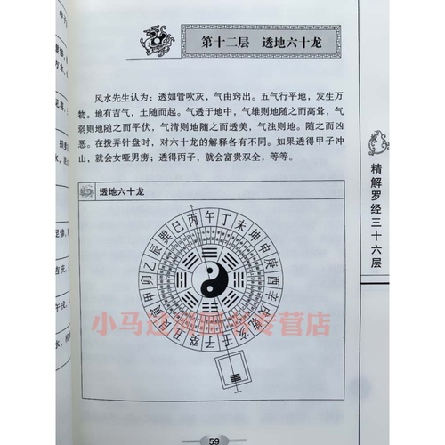 图解图注风水精解罗经三十六层36层详解如何看罗盘使用说明书指南方法罗经透解风水书籍如何自学看罗盘使用说明书入门书籍罗庚